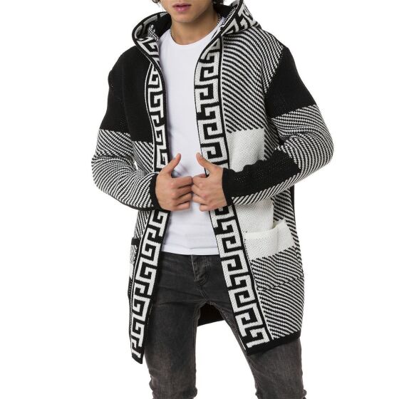 Red Bridge Mens Hooded Cardigan