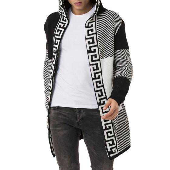 Red Bridge Mens Hooded Cardigan