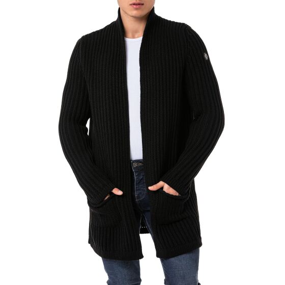 Red Bridge Herren Cardigan Strickjacke Long Cut