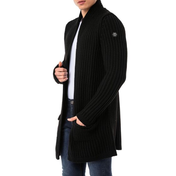 Red Bridge Herren Cardigan Strickjacke Long Cut