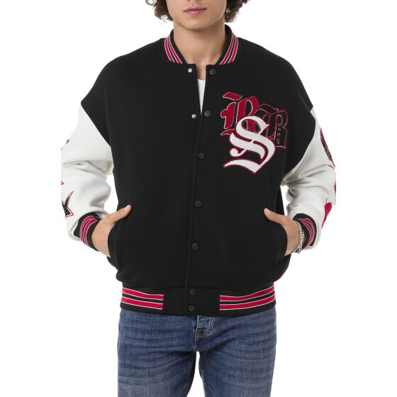 Red Bridge Mens sweat college jacket Big RBS