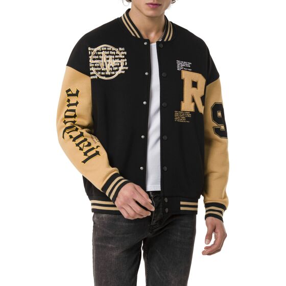 Red Bridge Mens College Jacket Hardcore