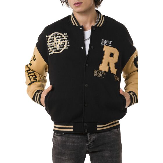 Red Bridge Mens College Jacket Hardcore