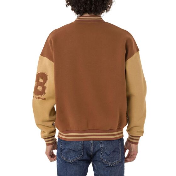 Red Bridge Herren College-Jacke Hardcore Braun S