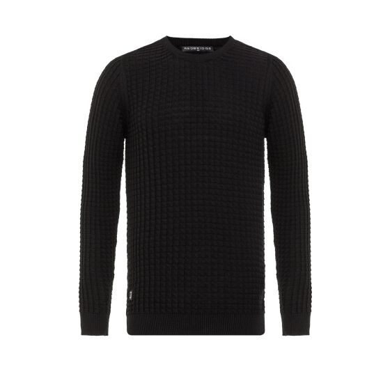Red Bridge Herren Strickpullover Pullover Schwarz S