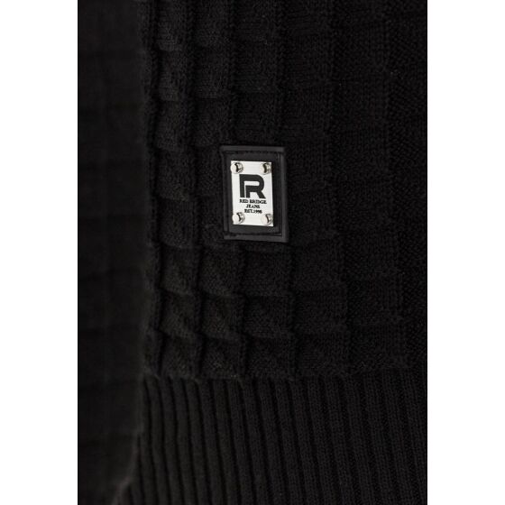 Red Bridge Herren Strickpullover Pullover Schwarz S