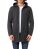 Red Bridge Mens Cardigan Long Cut with Hood Anthracite S