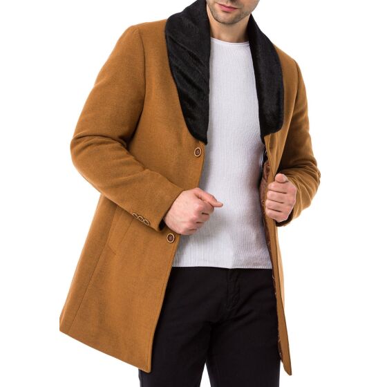 Red Bridge Herren Jacke Trenchcoat Mantel Braun 3XL