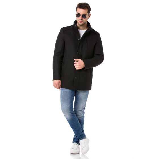 Red Bridge Mens Jackets Trench Coat Overcoat