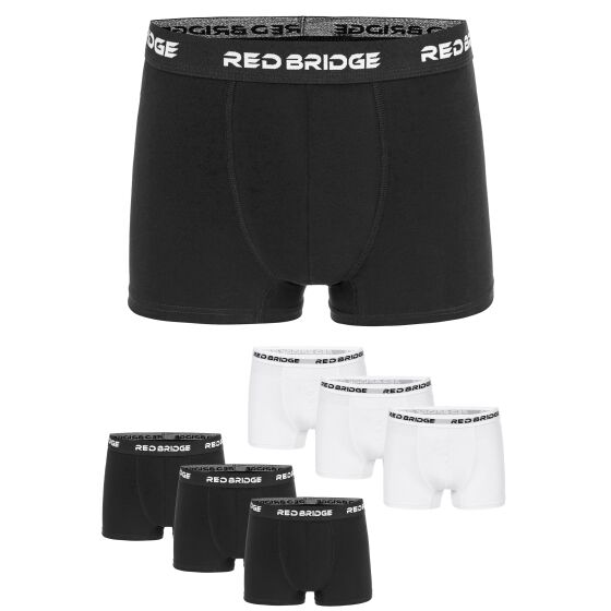 Red Bridge Mens boxer shorts 6 pack