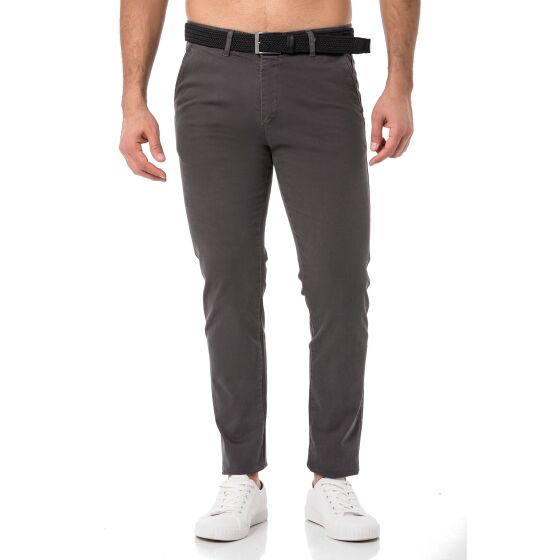 Chino Hose Pants mit Gürtel