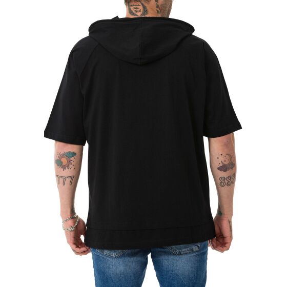 Red Bridge Herren T-Shirt Double Layer Kapuzenshirt Schwarz M