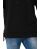 Red Bridge Herren T-Shirt Double Layer Kapuzenshirt Schwarz M