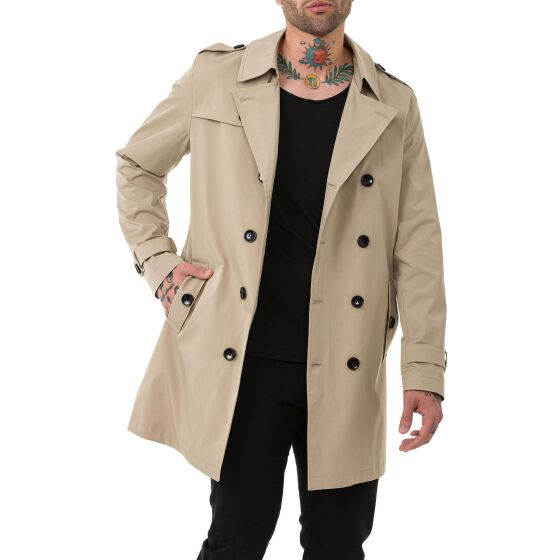 Red Bridge Herren Mantel Trenchcoat Jacket