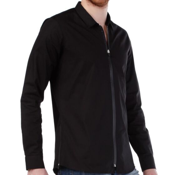 Red Bridge Mens Just Zip Shirt black