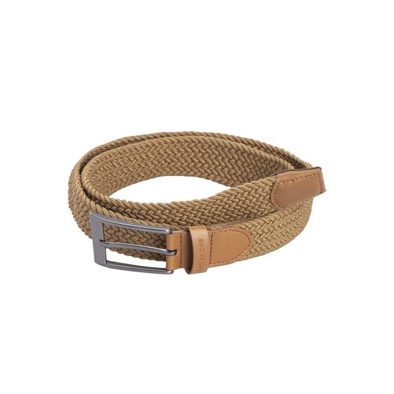 Red Bridge Mens belt Braided with leather