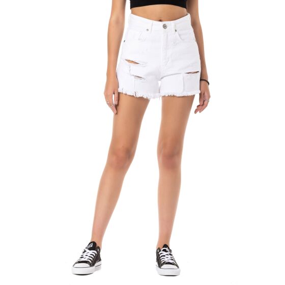 Red Bridge Damen Shorts Kurze Hose Hot-Pants Frayed