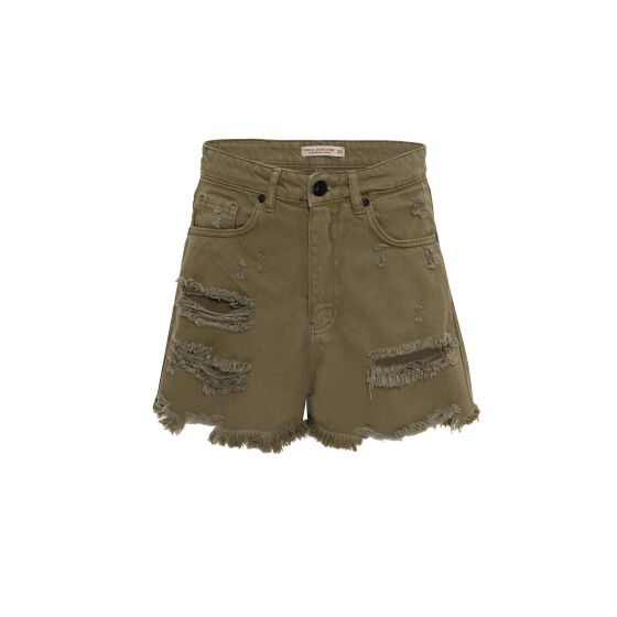 Red Bridge Womens Frayed Shorts