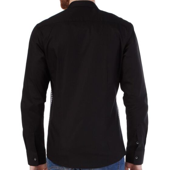 Red Bridge Herren Falling Rectangles Hemd schwarz weiss