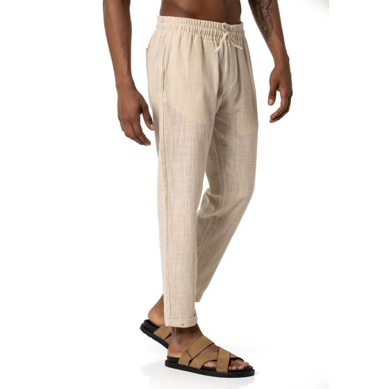 Red Bridge Men Linen Pants Beige L