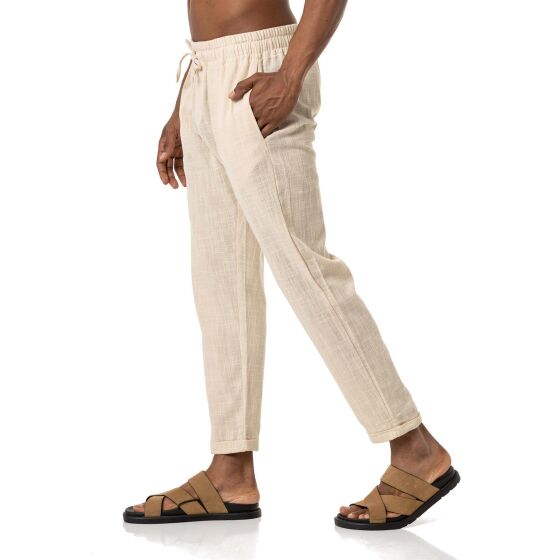 Red Bridge Men Linen Pants Beige L