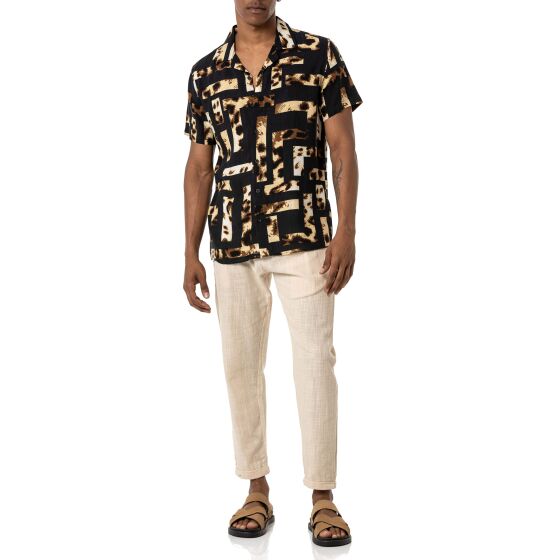 Red Bridge Men Linen Pants Beige L
