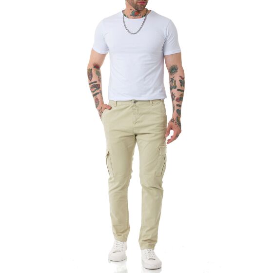 Red Bridge Herren Chino Cargo Hose Basic