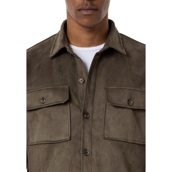 Wildlederlook Hemdjacke