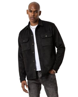 Wildlederlook Hemdjacke
