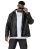 Red Bridge Herren Kunst-Lederjacke Übergangsjacke Schwarz M