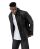 Red Bridge Herren Kunst-Lederjacke Übergangsjacke Schwarz M