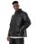 Red Bridge Herren Kunst-Lederjacke Übergangsjacke Schwarz M