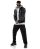 Red Bridge Herren Kunst-Lederjacke Bomberjacke mit abnehmbarer Kapuze Schwarz M
