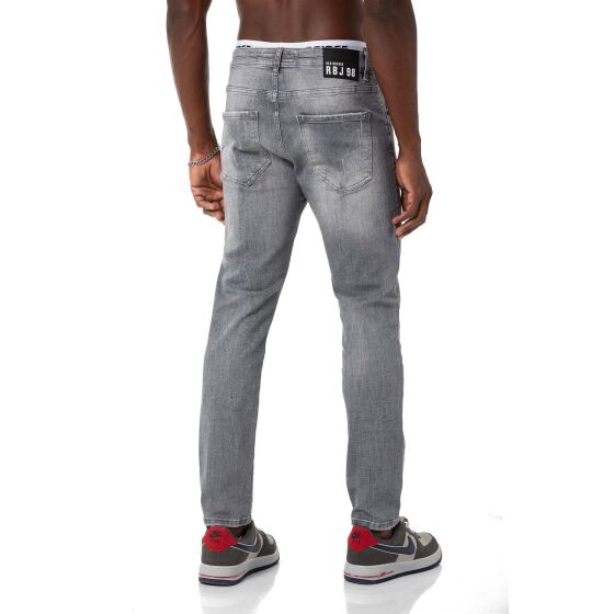 Hose Straight Leg Denim Pants