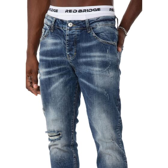 Hose Straight Leg Denim Pants