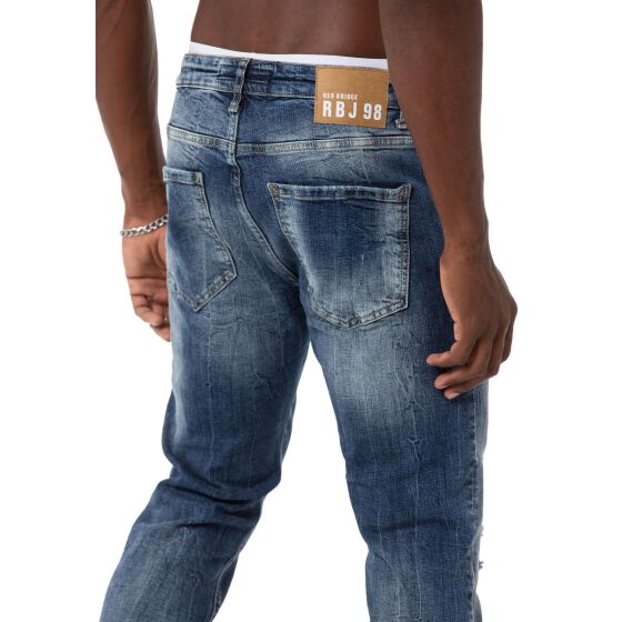 Hose Straight Leg Denim Pants