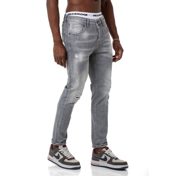 Hose Straight Leg Denim Pants