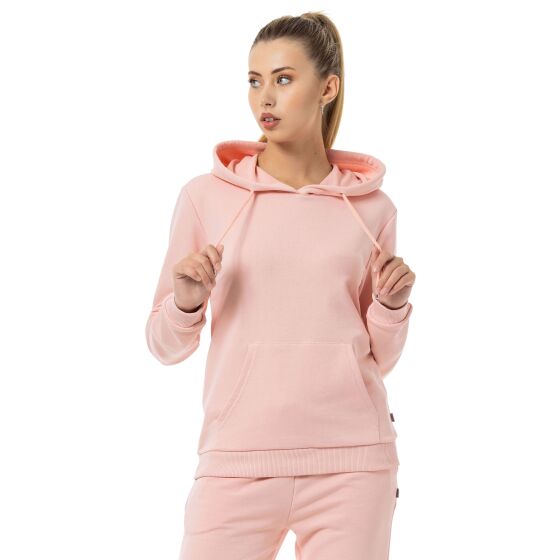 Red Bridge Damen Kapuzenpullover Hoodie Premium Basic Pink-XS