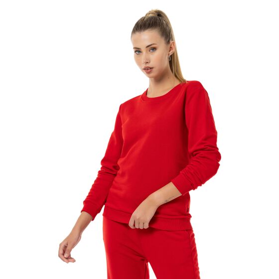 Red Bridge Womens Crew-neck Sweatshirt Pullover Premium Basic