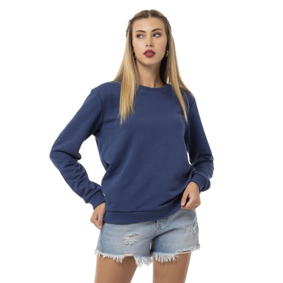 Red Bridge Womens Crew-neck Sweatshirt Pullover Premium Basic