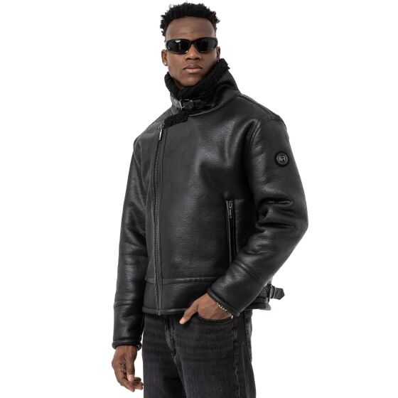 Red Bridge Mens Biker Jacket Biker Quilted Jacket