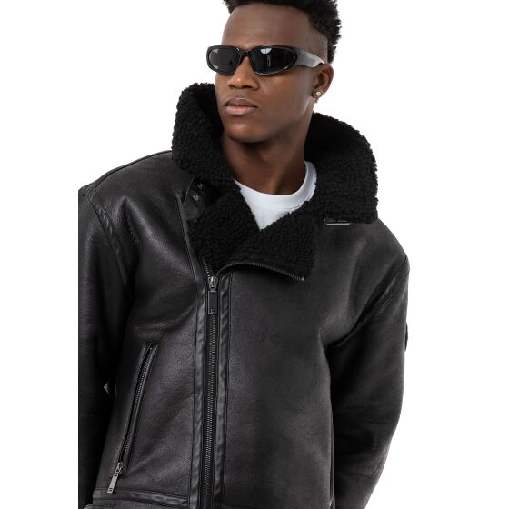 Red Bridge Mens Biker Jacket Biker Quilted Jacket