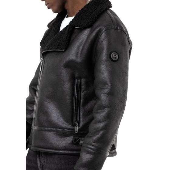 Red Bridge Mens Biker Jacket Biker Quilted Jacket