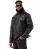 Red Bridge Herren Kunst- Lederjacke Balboa Fliegerjacke Piloten Jacke Fellkragen Schwarz 3XL