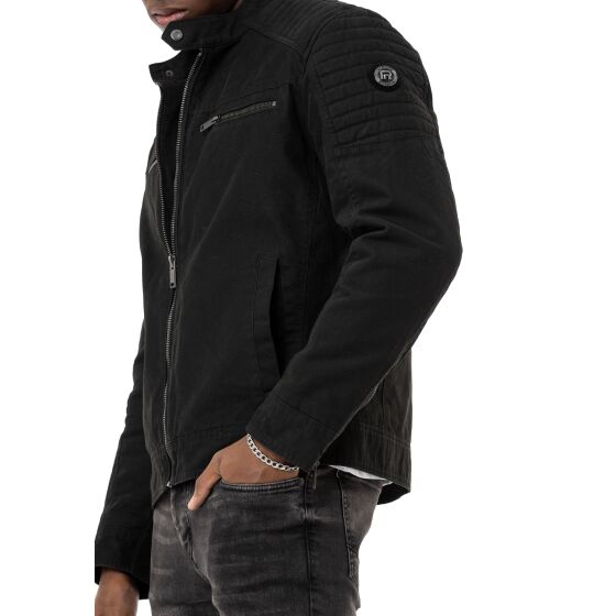 Red Bridge Herren Jacke Bikerjacke Baumwolle