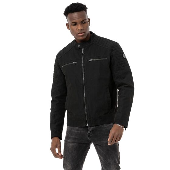 Red Bridge Herren Jacke Bikerjacke Baumwolle