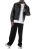 Red Bridge Herren Kunst- Leder Bomberjacke Schwarz M