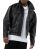 Red Bridge Herren Kunst- Leder Bomberjacke Schwarz M