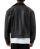 Red Bridge Herren Kunst- Leder Bomberjacke Schwarz M