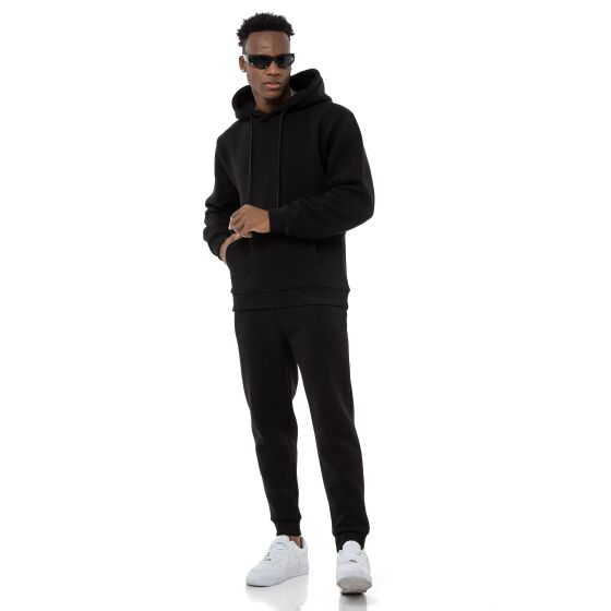 Red Bridge Herren Jogginganzug Sweat Suit Set Hoodie Hose Premium Loose-Fit